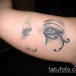 глаз гора тату №430 - прикольный вариант рисунка, который легко можно использовать для доработки и нанесения как тату глаз гора значение для женщин