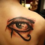 глаз гора тату №825 - крутой вариант рисунка, который хорошо можно использовать для доработки и нанесения как тату глаз гора значение для женщин