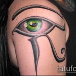 глаз гора тату №41 - интересный вариант рисунка, который хорошо можно использовать для доработки и нанесения как глаз гора тату правый или левый