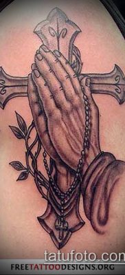 фото латинский крест тату (Tattoo) (значение) — пример рисунка — 044 tatufoto.com