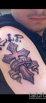 фото латинский крест тату (Tattoo) (значение) — пример рисунка — 060 tatufoto.com