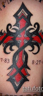 фото латинский крест тату (Tattoo) (значение) — пример рисунка — 071 tatufoto.com