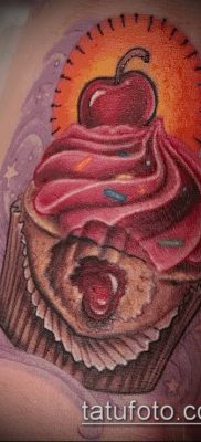 фото тату ПИРОЖНОЕ (Body tattoo cake) (значение) — пример рисунка — 039 tatufoto.com