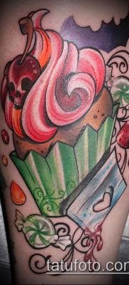 фото тату ПИРОЖНОЕ (Body tattoo cake) (значение) — пример рисунка — 043 tatufoto.com