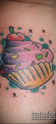 фото тату ПИРОЖНОЕ (Body tattoo cake) (значение) — пример рисунка — 061 tatufoto.com