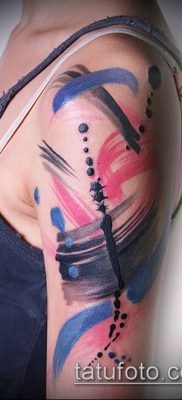 фото тату абстракция (tattoo abstraction) (значение) — пример рисунка — 047 tatufoto.com