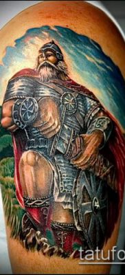 фото тату богатырь (strong man tattoo) (значение) — пример рисунка — 017 tatufoto.com