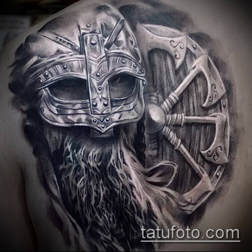 фото тату богатырь (strong man tattoo) (значение) - пример рисунка - 040 tatufoto.com
