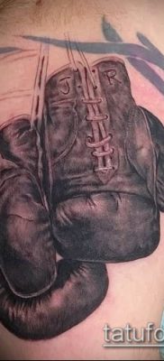 фото тату боксерские перчатки (Tattoo) (значение) — пример рисунка — 014 tatufoto.com