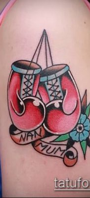 фото тату боксерские перчатки (Tattoo) (значение) — пример рисунка — 016 tatufoto.com