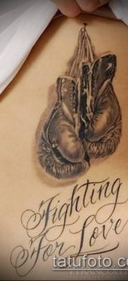 фото тату боксерские перчатки (Tattoo) (значение) — пример рисунка — 021 tatufoto.com