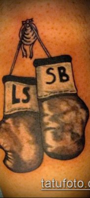 фото тату боксерские перчатки (Tattoo) (значение) — пример рисунка — 038 tatufoto.com