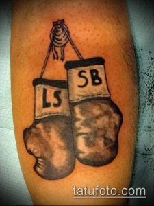фото тату боксерские перчатки (Tattoo) (значение) - пример рисунка - 038 tatufoto.com