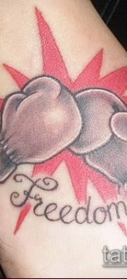 фото тату боксерские перчатки (Tattoo) (значение) — пример рисунка — 041 tatufoto.com