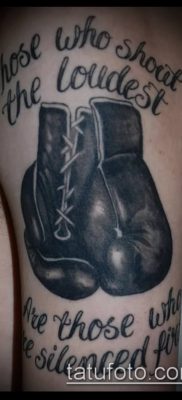 фото тату боксерские перчатки (Tattoo) (значение) — пример рисунка — 045 tatufoto.com