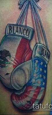 фото тату боксерские перчатки (Tattoo) (значение) — пример рисунка — 053 tatufoto.com