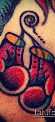 фото тату боксерские перчатки (Tattoo) (значение) — пример рисунка — 070 tatufoto.com