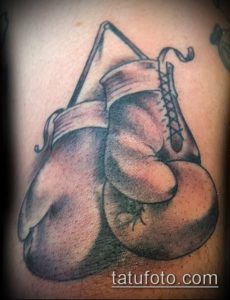 фото тату боксерские перчатки (Tattoo) (значение) - пример рисунка - 072 tatufoto.com