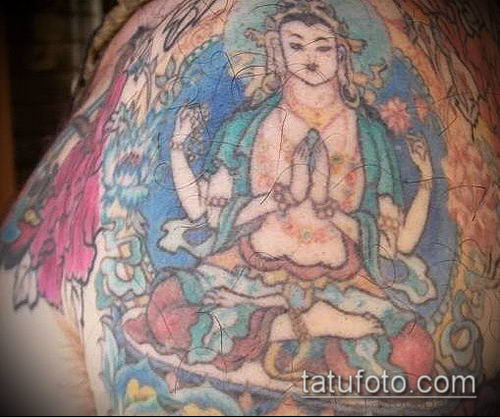 фото тату буддийские (tattoo) (значение) — пример рисунка — 013 tatufoto.com