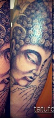 тату буддийские №836 — интересный вариант рисунка, который удачно можно использовать для доработки и нанесения как Buddhist Tattoos