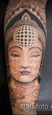 тату буддийские №401 — прикольный вариант рисунка, который успешно можно использовать для преобразования и нанесения как тату буддийская мандала