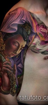 тату буддийские №510 — классный вариант рисунка, который удачно можно использовать для преобразования и нанесения как тату буддийских монахов