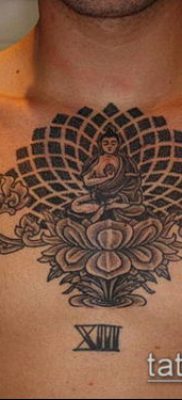 тату буддийские №59 — интересный вариант рисунка, который удачно можно использовать для преобразования и нанесения как Buddhist Tattoos