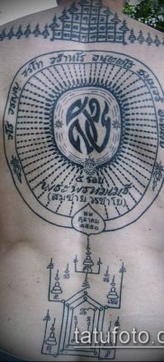 тату буддийские №246 — классный вариант рисунка, который хорошо можно использовать для переделки и нанесения как тату буддизм на руке