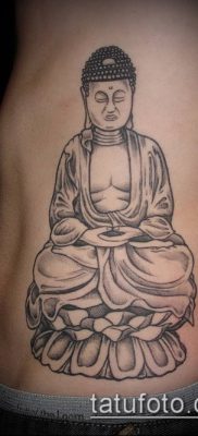 тату буддийские №135 — эксклюзивный вариант рисунка, который легко можно использовать для переработки и нанесения как тату буддийских монахов