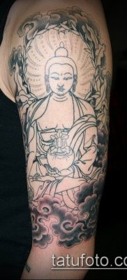 тату буддийские №963 — эксклюзивный вариант рисунка, который удачно можно использовать для переработки и нанесения как Buddhist Tattoos
