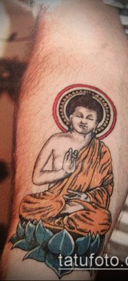 тату буддийские №177 — интересный вариант рисунка, который легко можно использовать для переделки и нанесения как тату буддизм символы