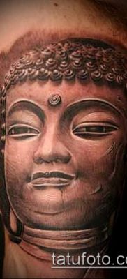 тату буддийские №356 — достойный вариант рисунка, который успешно можно использовать для переделки и нанесения как тату буддизм символы