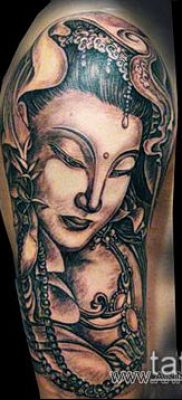 тату буддийские №85 — эксклюзивный вариант рисунка, который хорошо можно использовать для доработки и нанесения как тату буддийские мантры