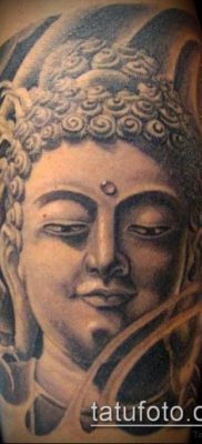 тату буддийские №890 — прикольный вариант рисунка, который удачно можно использовать для преобразования и нанесения как тату буддийская мандала
