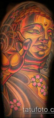 тату буддийские №487 — эксклюзивный вариант рисунка, который удачно можно использовать для переделки и нанесения как Buddhist Tattoos