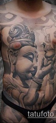 тату буддийские №52 — эксклюзивный вариант рисунка, который легко можно использовать для переделки и нанесения как тату буддизм на руке