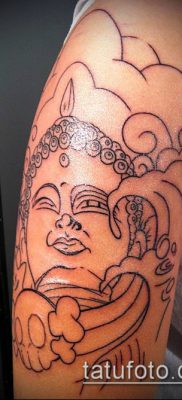тату буддийские №528 — интересный вариант рисунка, который хорошо можно использовать для переделки и нанесения как тату буддизм символы