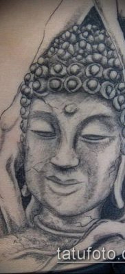 тату буддийские №734 — интересный вариант рисунка, который хорошо можно использовать для переделки и нанесения как буддийские тату обереги
