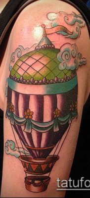 фото тату воздушный шар (Balloon tattoo) (значение) — пример рисунка — 001 tatufoto.com