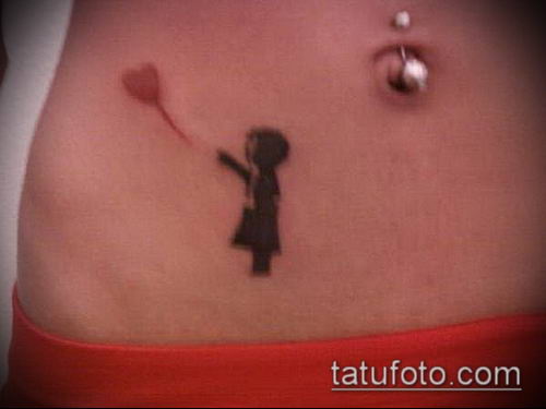 фото тату воздушный шар (Balloon tattoo) (значение) — пример рисунка — 126 tatufoto.com
