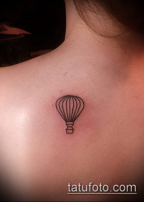 фото тату воздушный шар (Balloon tattoo) (значение) — пример рисунка — 128 tatufoto.com