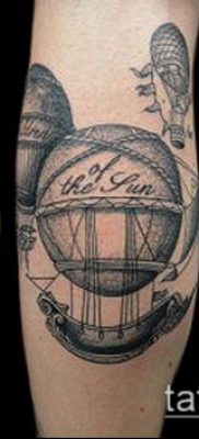 фото тату воздушный шар (Balloon tattoo) (значение) — пример рисунка — 240 tatufoto.com