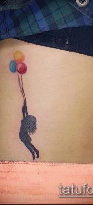 фото тату воздушный шар (Balloon tattoo) (значение) — пример рисунка — 242 tatufoto.com