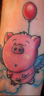 фото тату воздушный шар (Balloon tattoo) (значение) — пример рисунка — 245 tatufoto.com