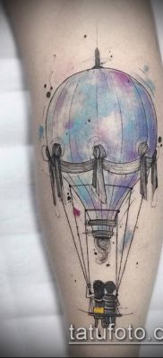 фото тату воздушный шар (Balloon tattoo) (значение) — пример рисунка — 259 tatufoto.com