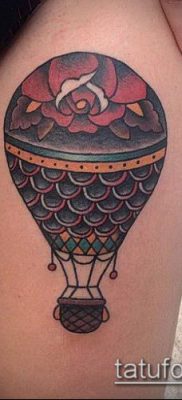 фото тату воздушный шар (Balloon tattoo) (значение) — пример рисунка — 263 tatufoto.com
