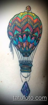 фото тату воздушный шар (Balloon tattoo) (значение) — пример рисунка — 287 tatufoto.com