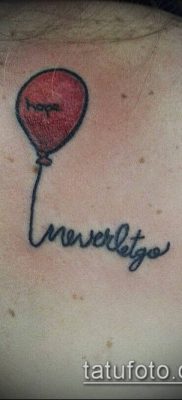 фото тату воздушный шар (Balloon tattoo) (значение) — пример рисунка — 293 tatufoto.com
