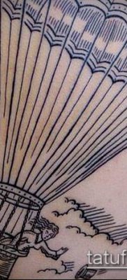 фото тату воздушный шар (Balloon tattoo) (значение) — пример рисунка — 295 tatufoto.com