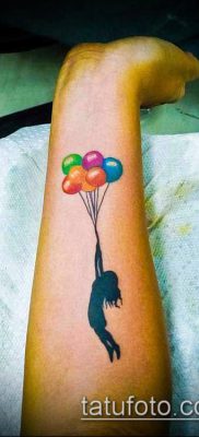 фото тату воздушный шар (Balloon tattoo) (значение) — пример рисунка — 302 tatufoto.com